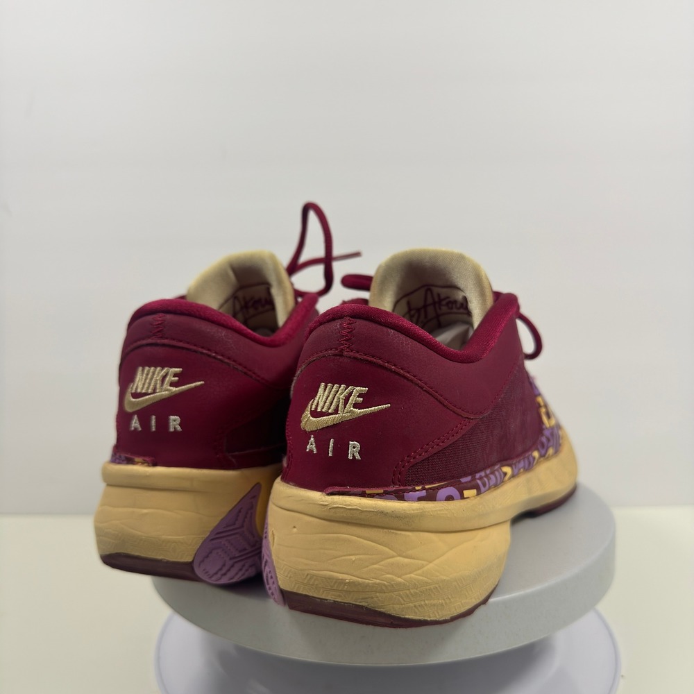 Nike Zoom‎ Freak 5 BooBasketball Shoes Burgundy Gold Men's Size 10 Giannis - Picture 8 of 16